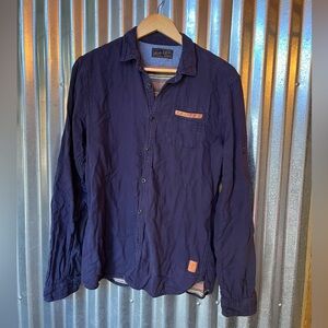 Scotch & Soda Navy Button Down Shirt